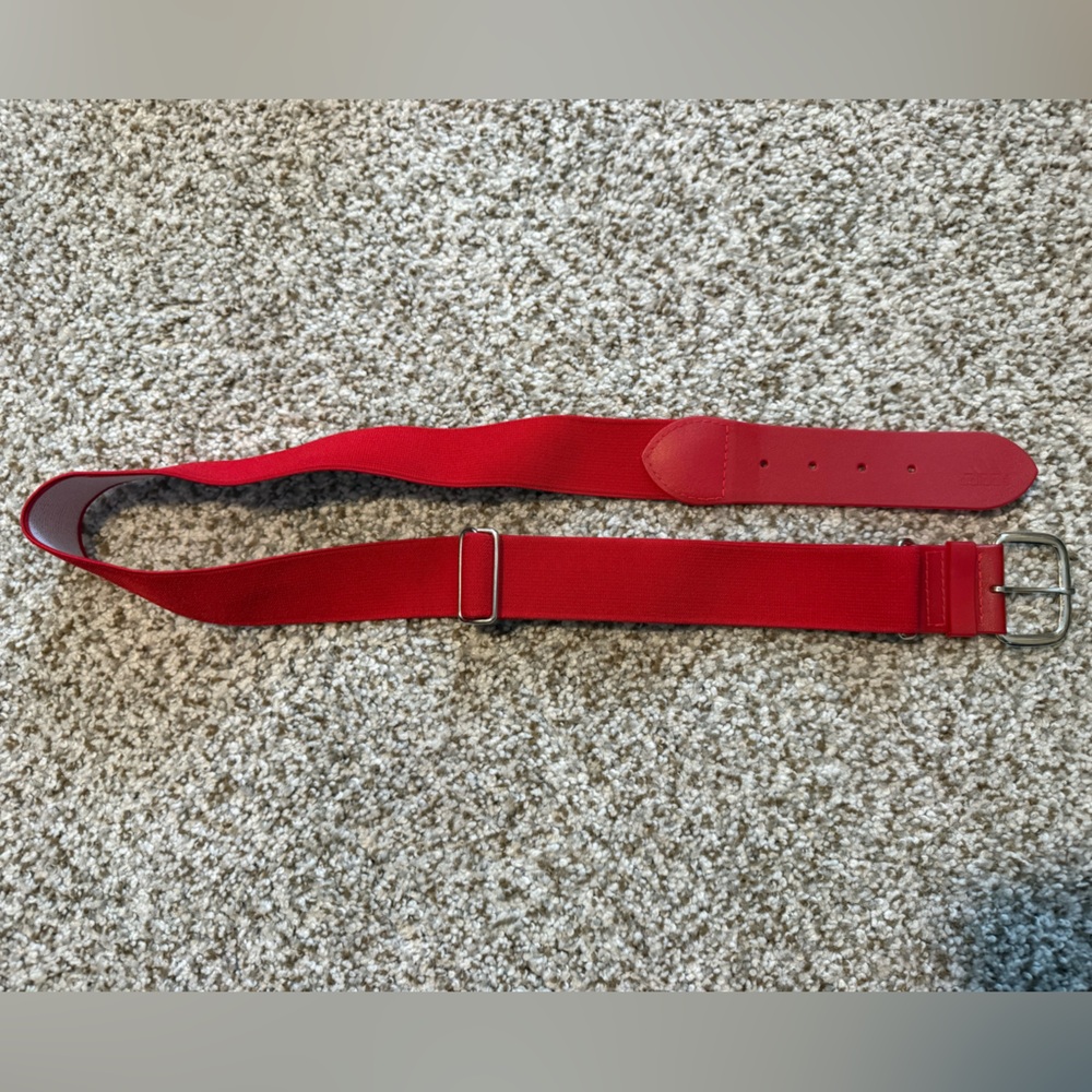 adidas Kids Vibrant Red Belt
